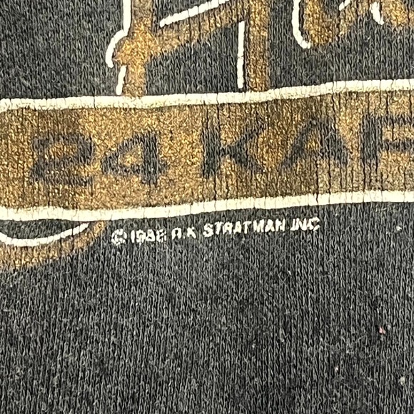 Vintage 1992 Harley Davidson Womens Tank Top Large Button Front Stratman Sturgis - Picture 3 of 13